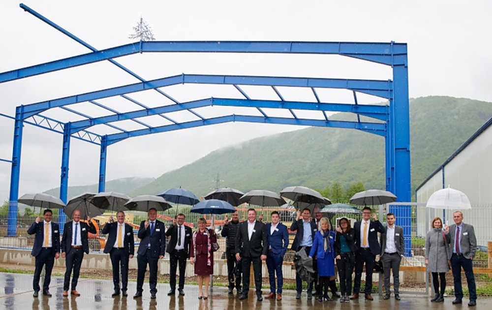 Baumüller Dravinja Celebrates Topping Out Ceremony